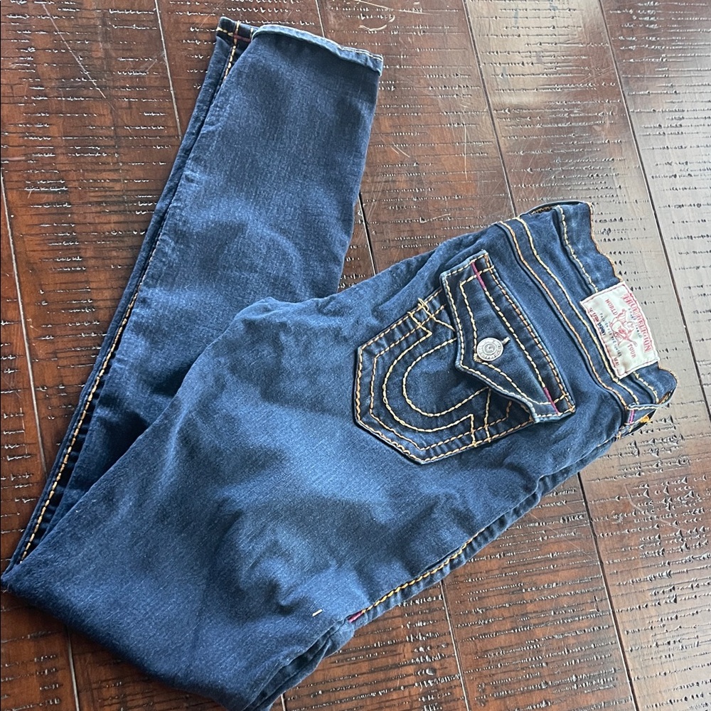 True Religion Dark Blue Skinny Jeans
